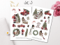 Preview: Girls Christmas Sticker Set